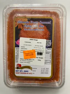 Shimato Frozen Seasoned Flying Fish Roe 500 g
